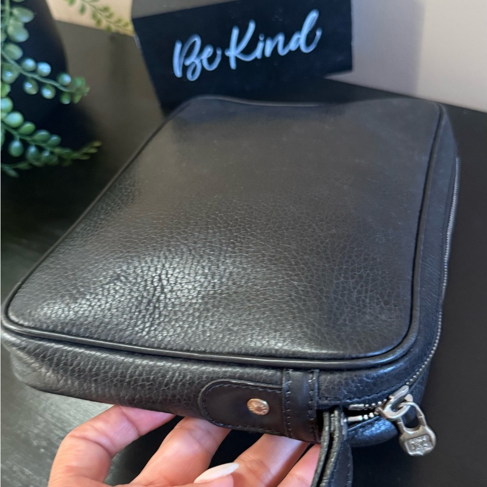 Celine unisex Black Leather Wristlet clutch bag vintage - Picture 13 of 17
